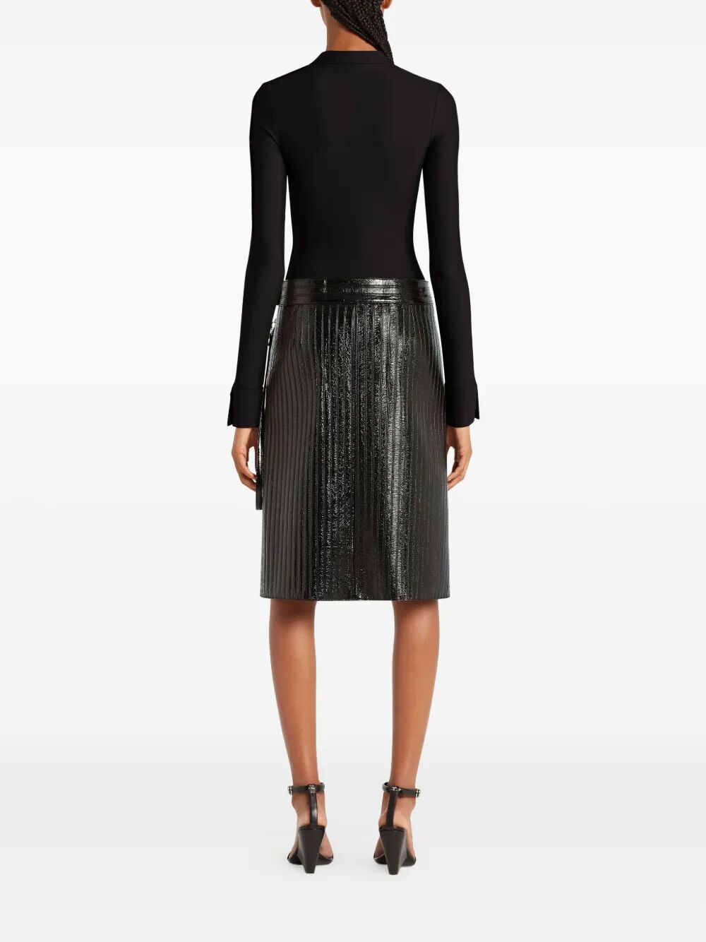 COURREGÈS Mini Zipped Bodysuit T-Shirt