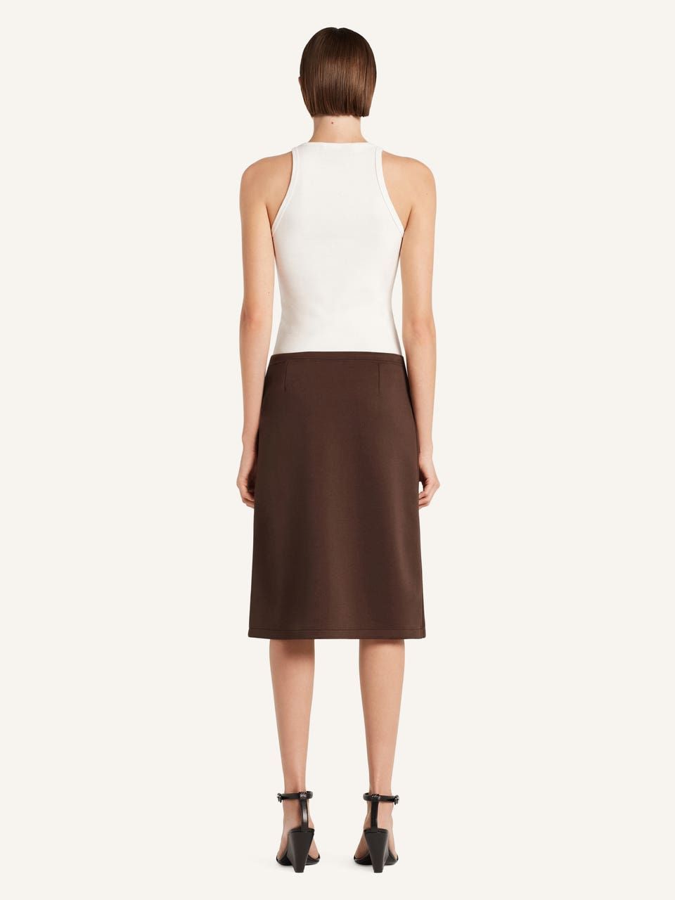 COURREGÈS Heritage Cotton Blend Top