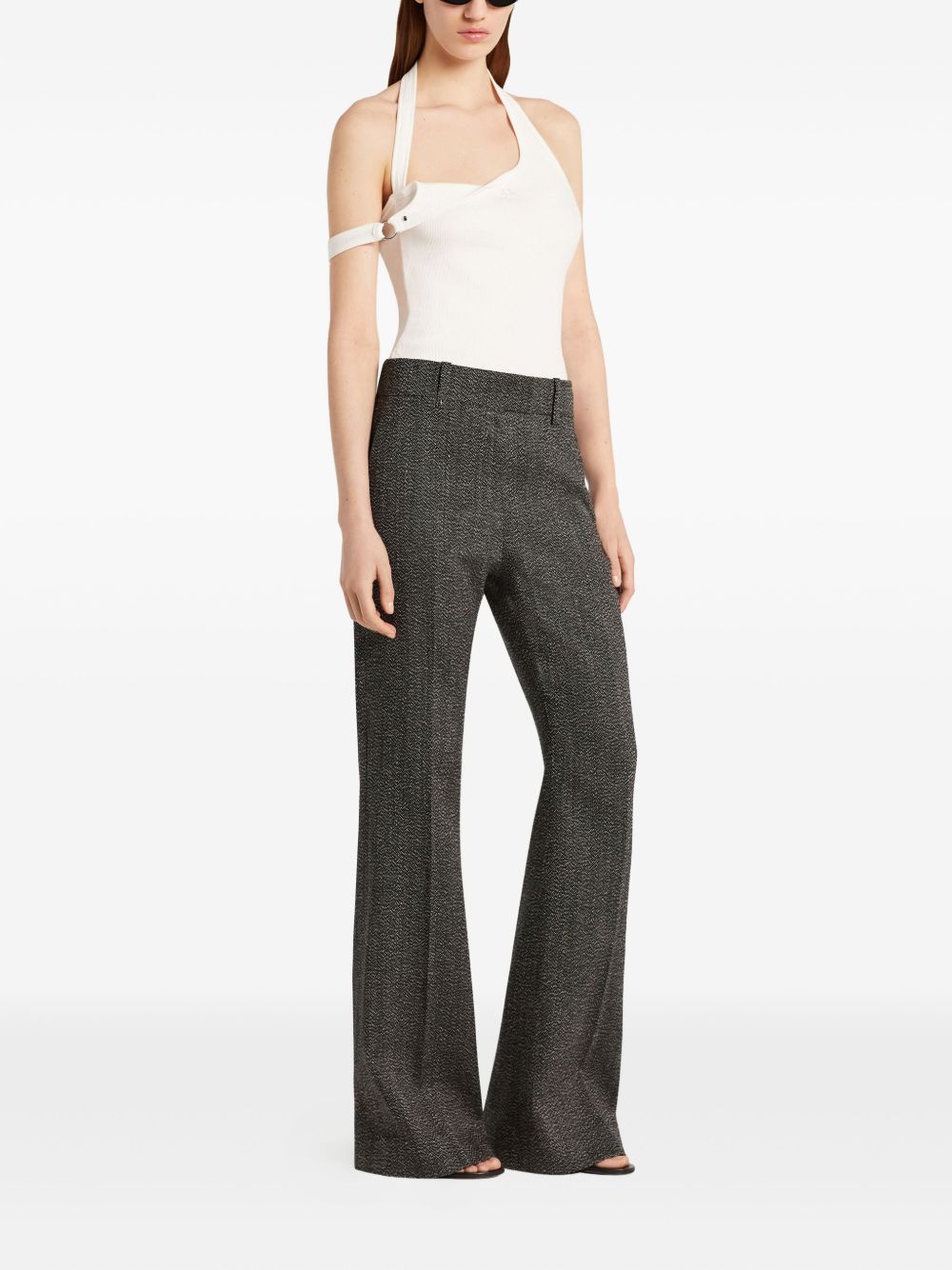 COURREGÈS 90's Buckle Tank Top