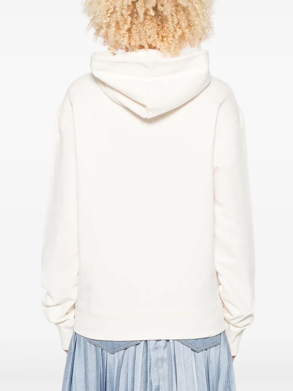 COURREGÈS Embroidered Oversized Hoodie for Women