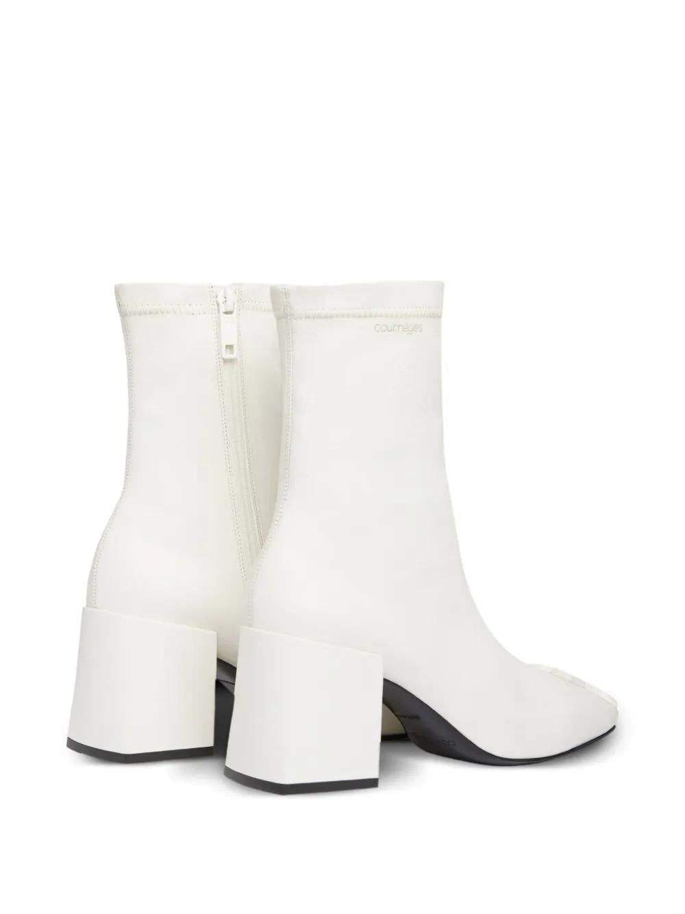 COURREGÈS 70MM Block Heel Ankle Boots