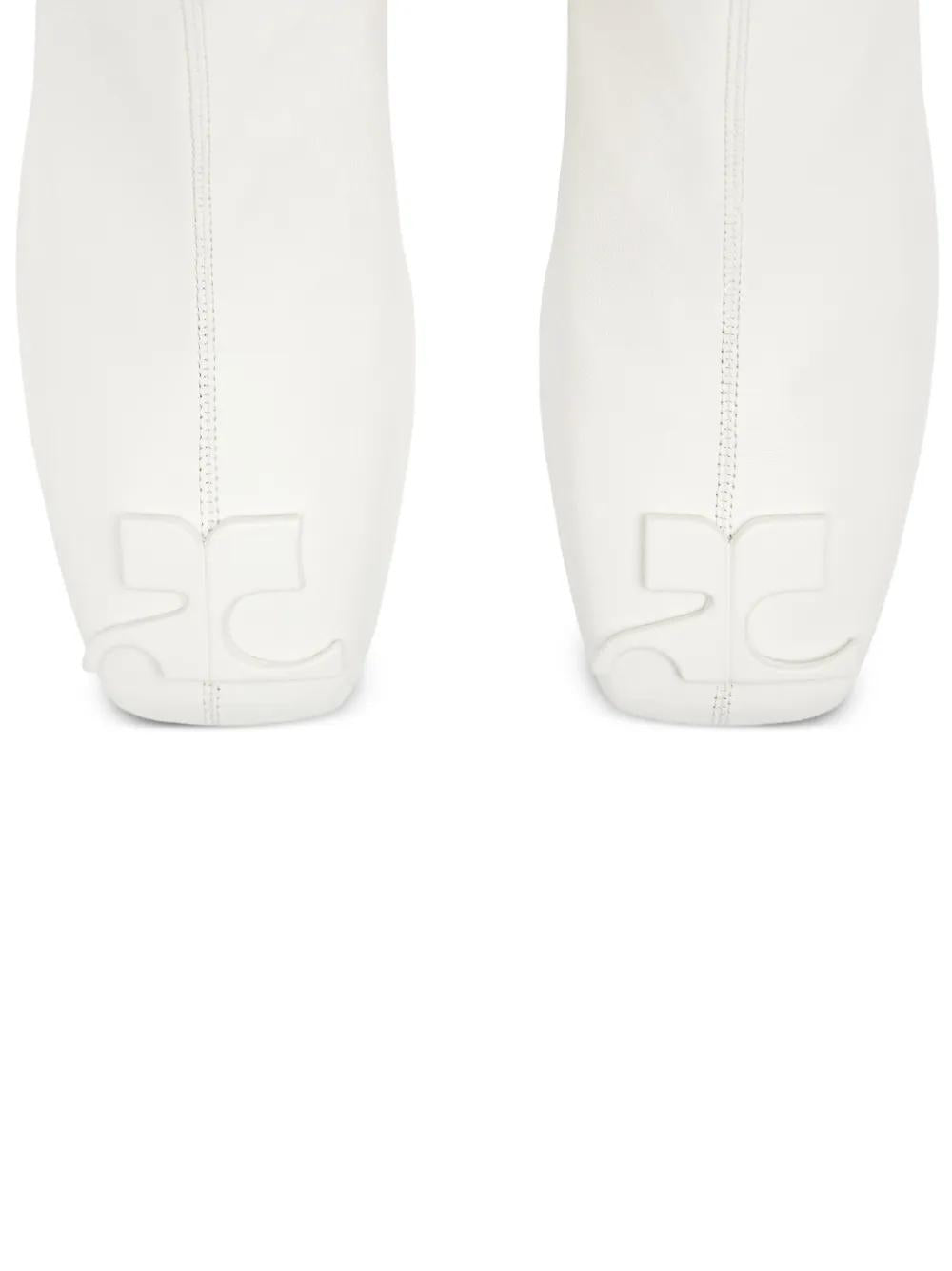 COURREGÈS 70MM Block Heel Ankle Boots