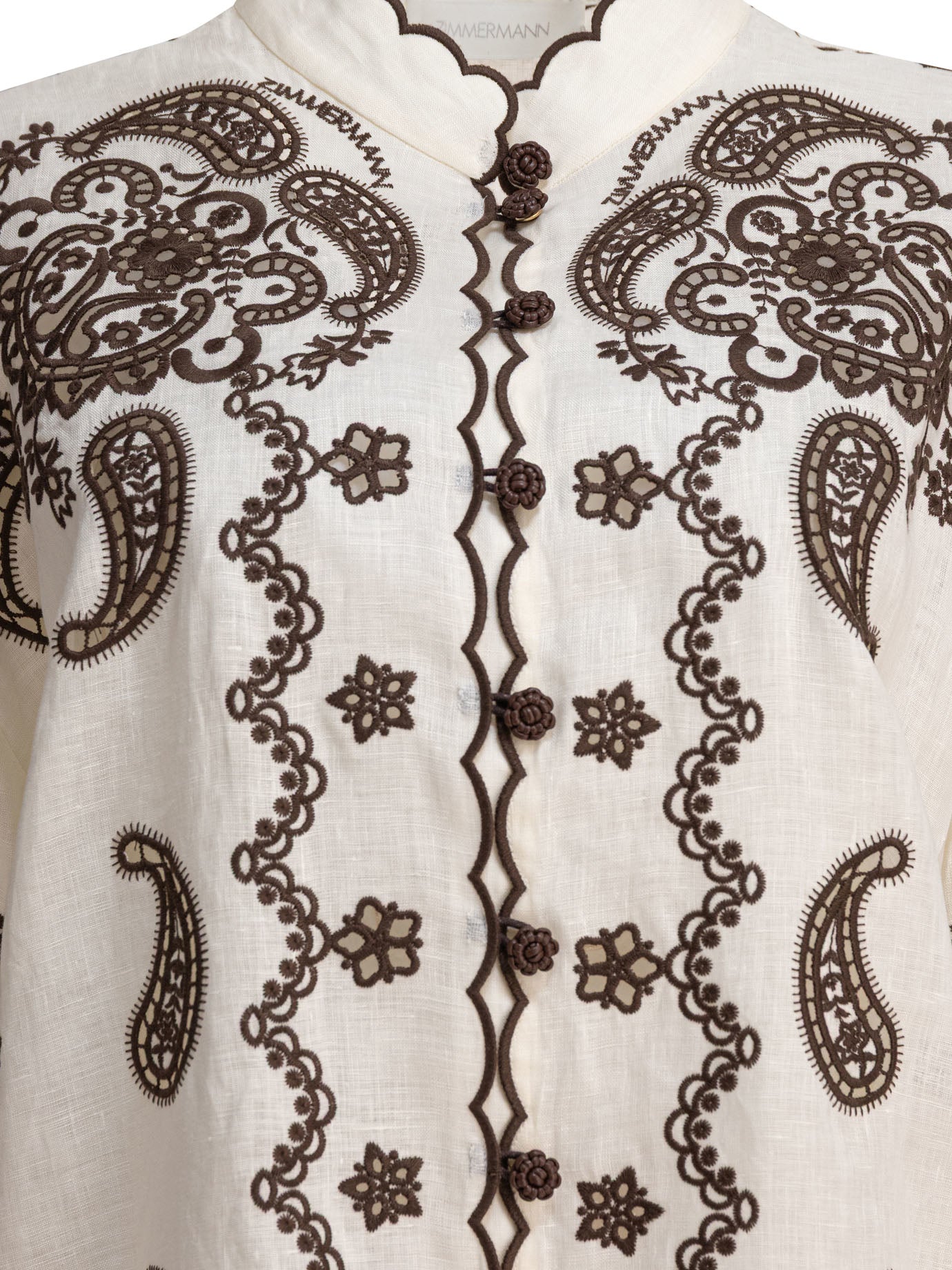 ZIMMERMANN Embroidered Women's Shirt