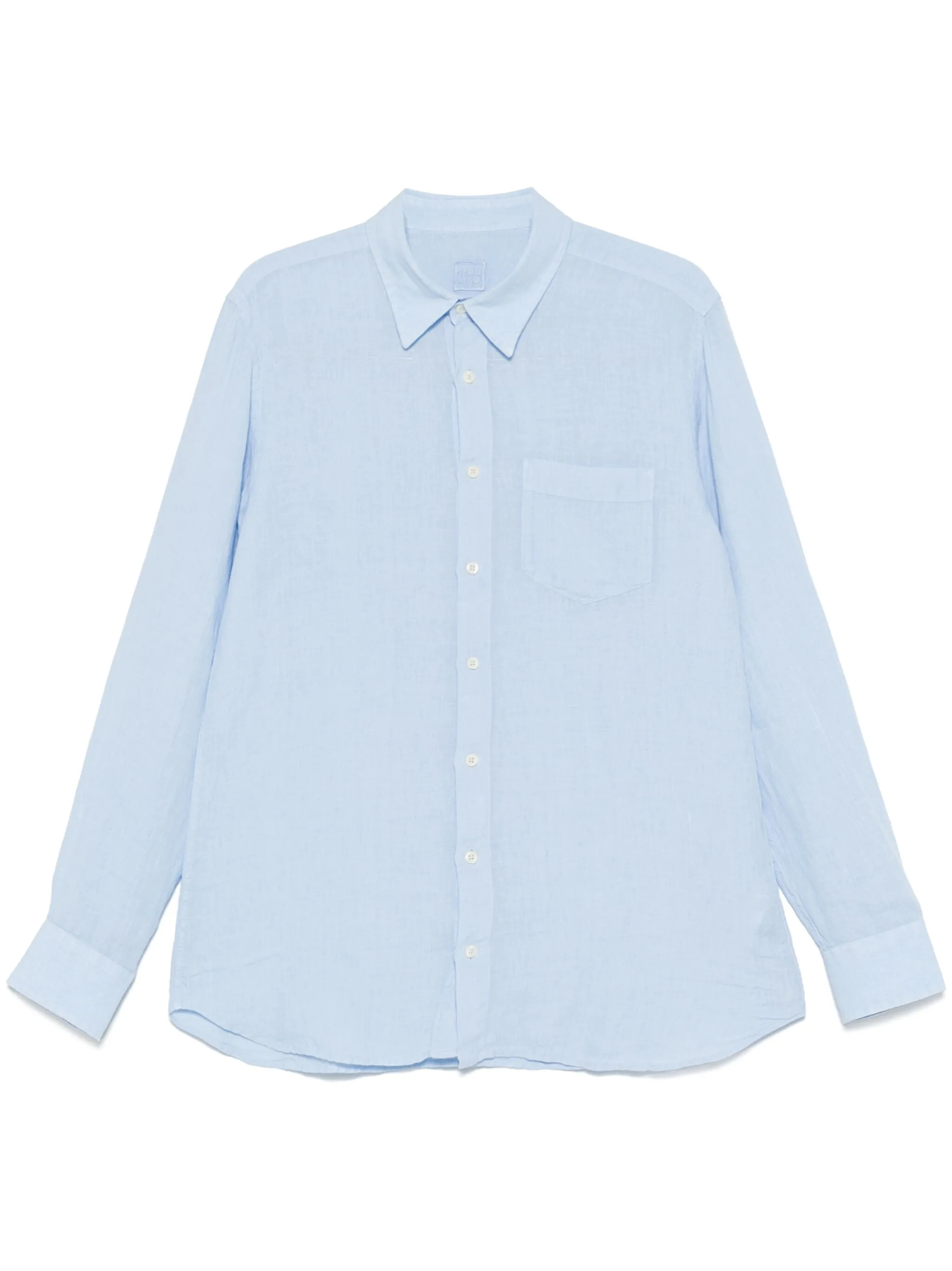 120% LINO Slim Fit Linen Shirt with Long Sleeves