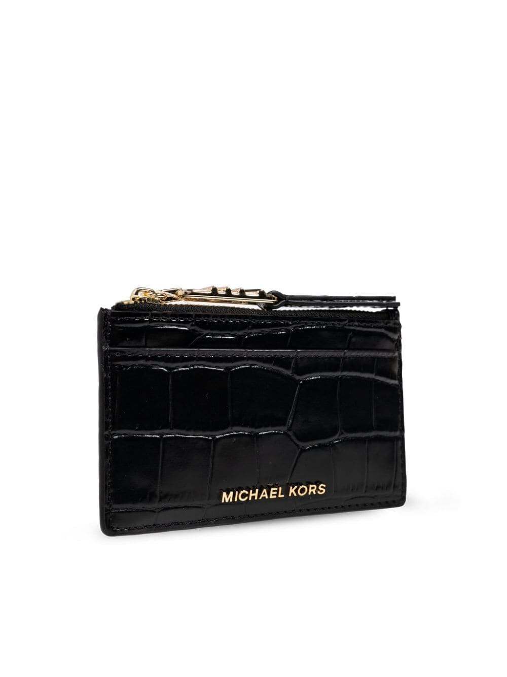 MICHAEL MICHAEL KORS Mini Printed Leather Card Holder