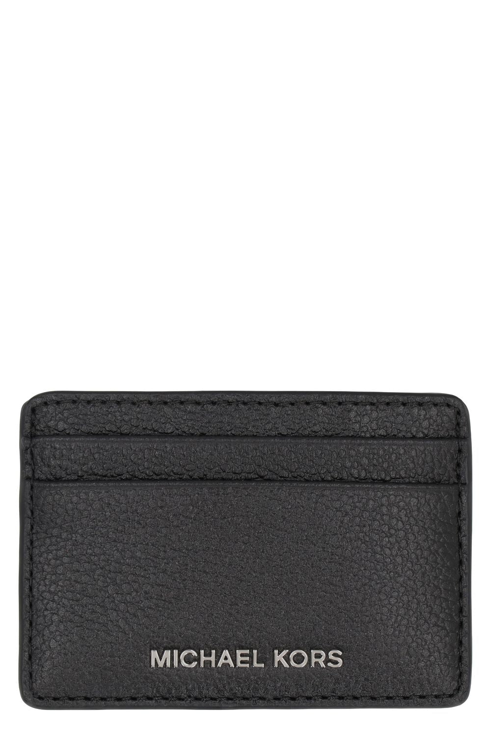 MICHAEL MICHAEL KORS Pebbled Calfskin Mini Card Holder - 10.5 CM x 7.5 CM