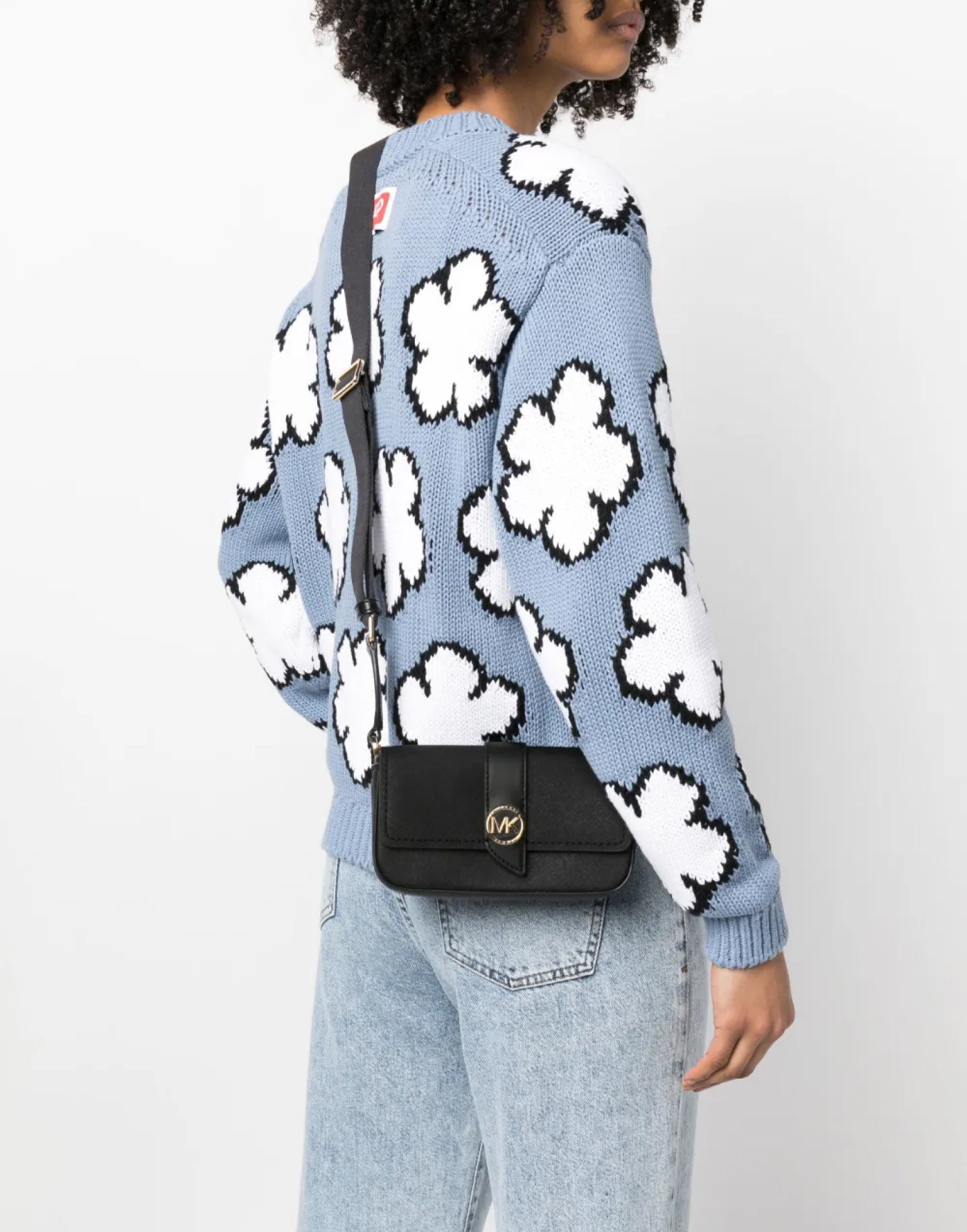 MICHAEL KORS Mini Greenwich Sling Crossbody Handbag 19x10x4 CM