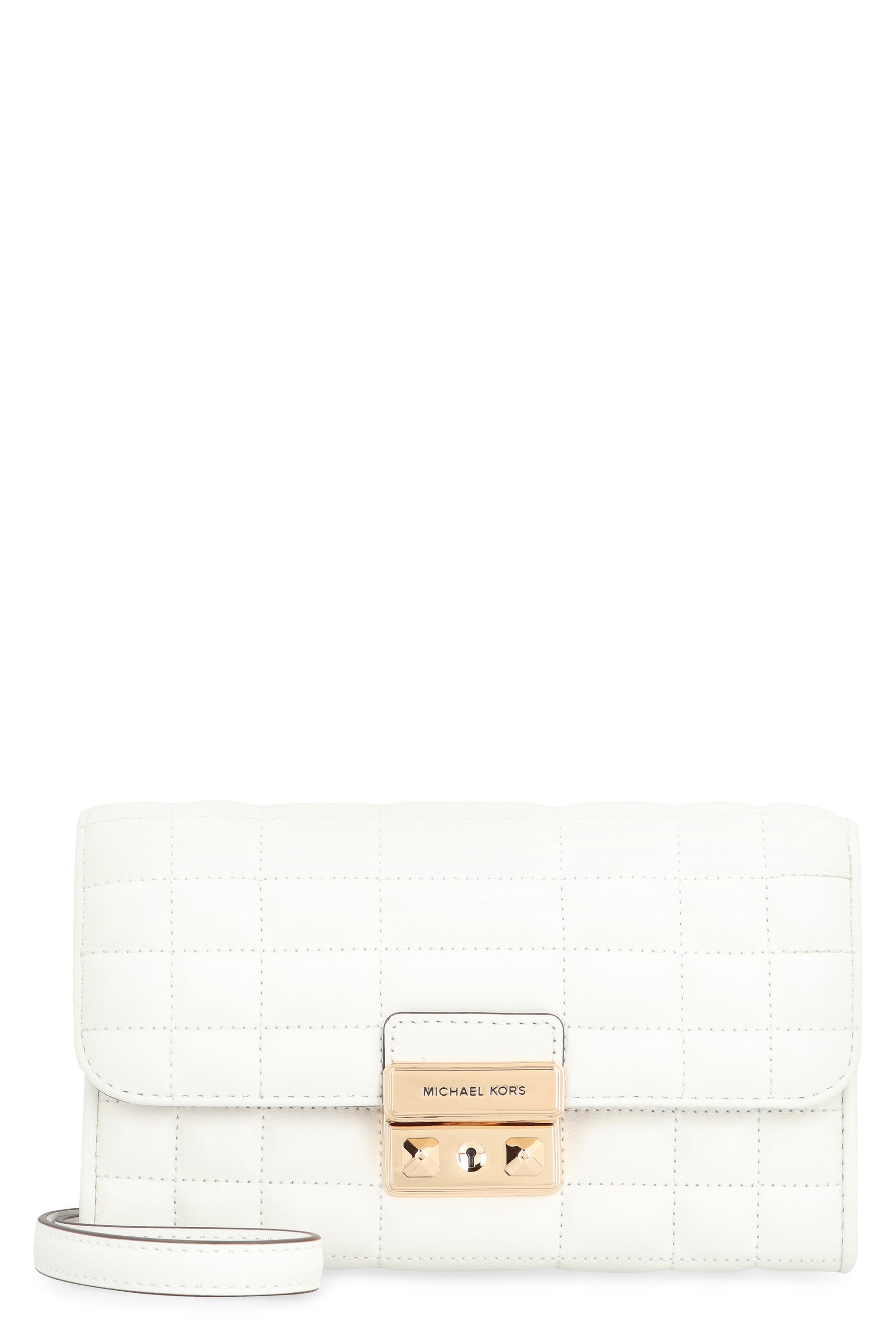 MICHAEL MICHAEL KORS Quilted Leather Mini Wallet on Chain