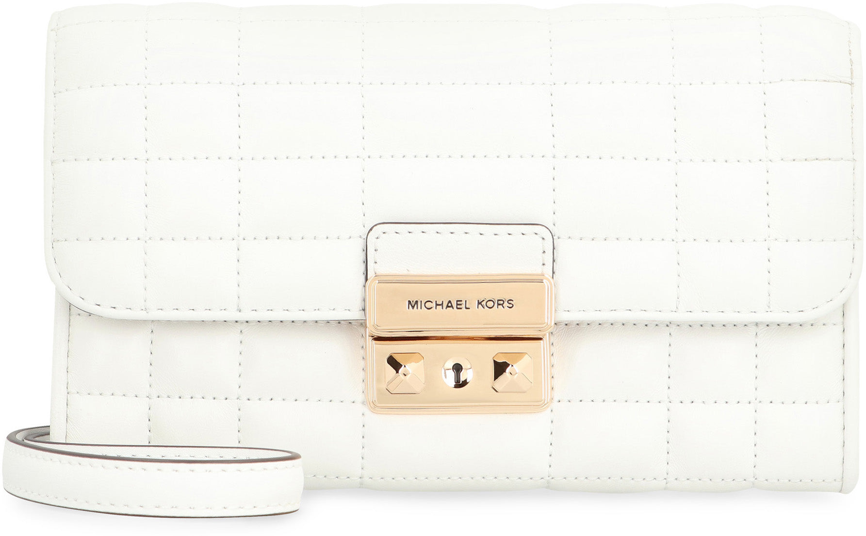 MICHAEL MICHAEL KORS Quilted Leather Mini Wallet on Chain