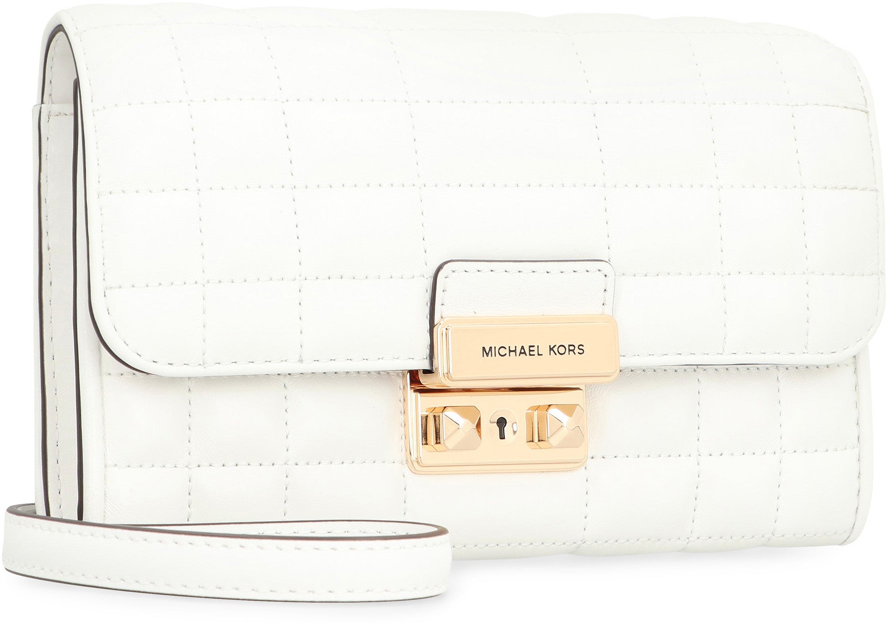MICHAEL MICHAEL KORS Quilted Leather Mini Wallet on Chain