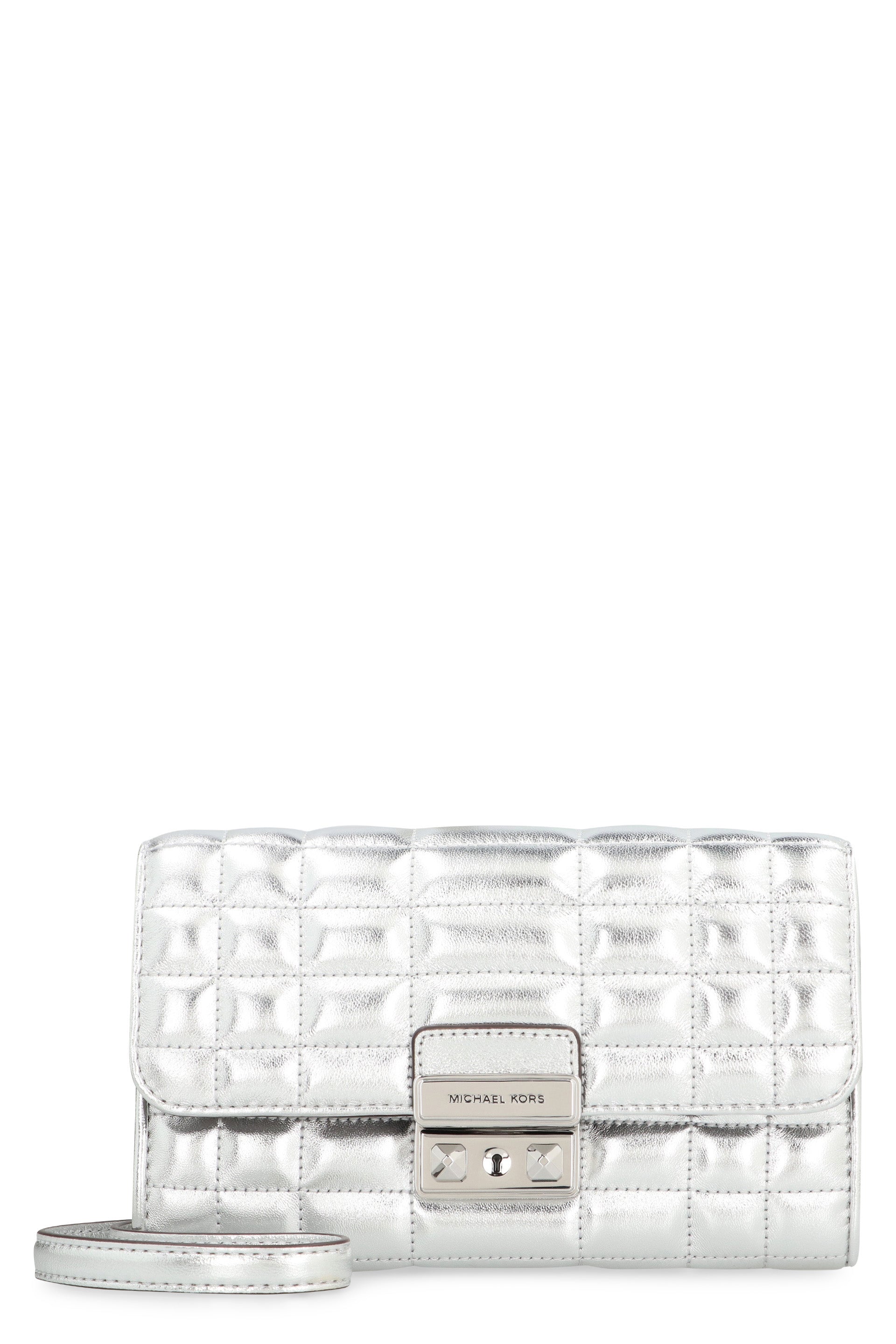 MICHAEL MICHAEL KORS Tribeca Mini Leather Wallet on Chain