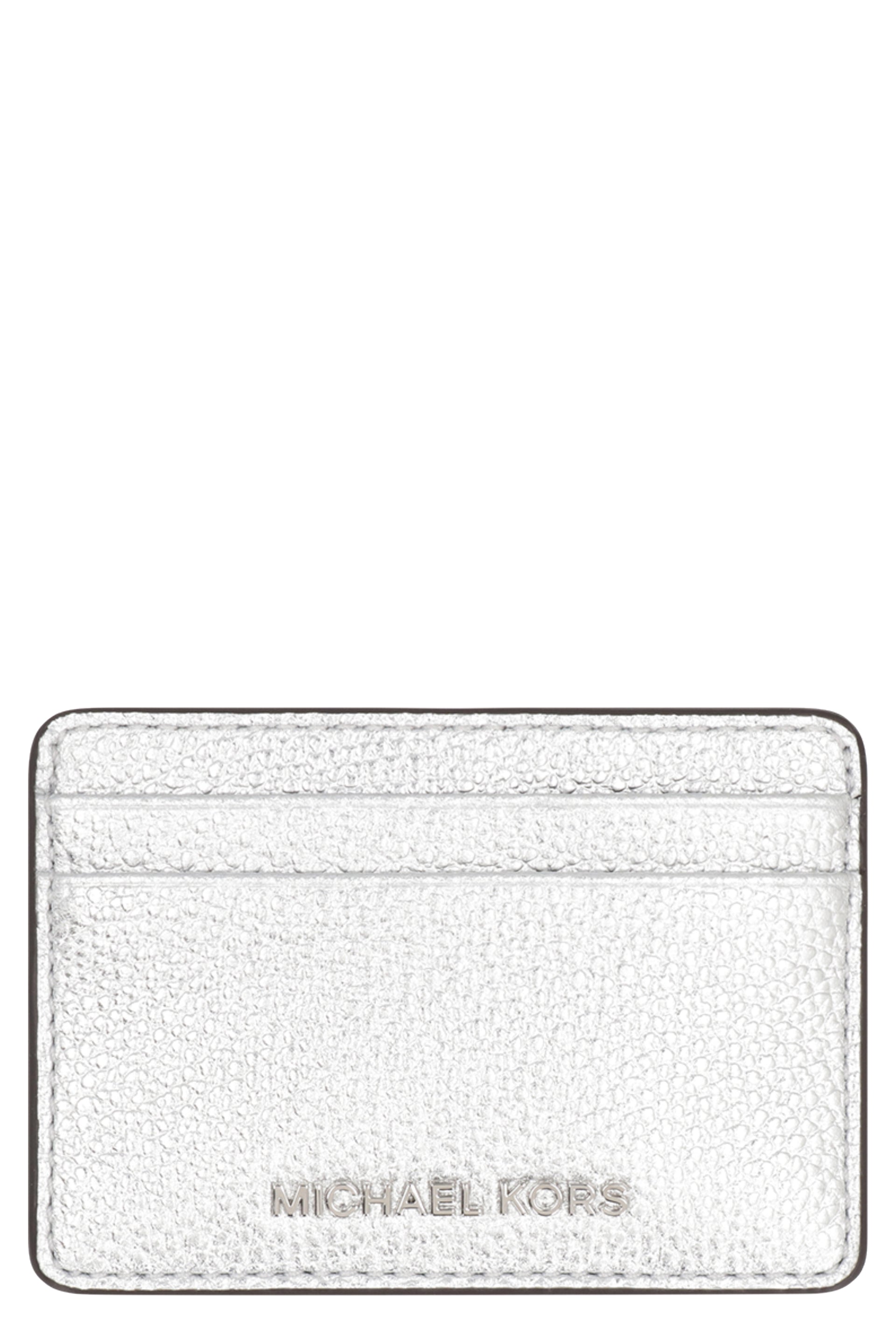 MICHAEL MICHAEL KORS Mini Pebbled Calfskin Card Holder