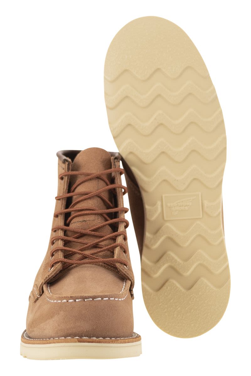 RED WING Classic Moc 6-Inch Suede Ankle Boot