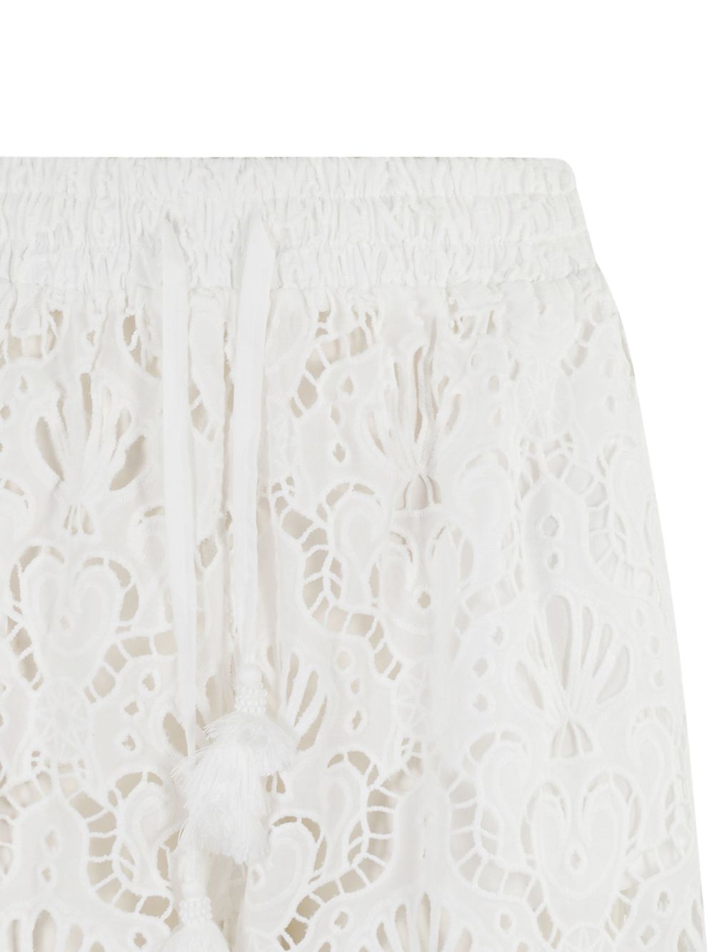 FARM RIO Women’s Cotton Clothing Shorts with Lace Panels