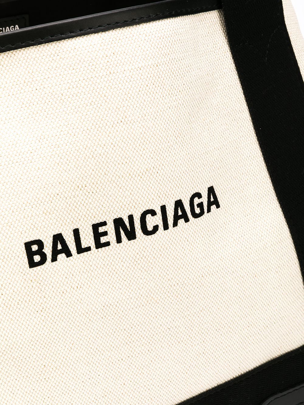 BALENCIAGA Mini Canvas Tote Handbag