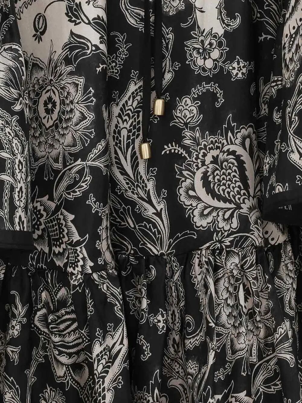 ZIMMERMANN Elegant Silk Lantern Mini Dress for Women