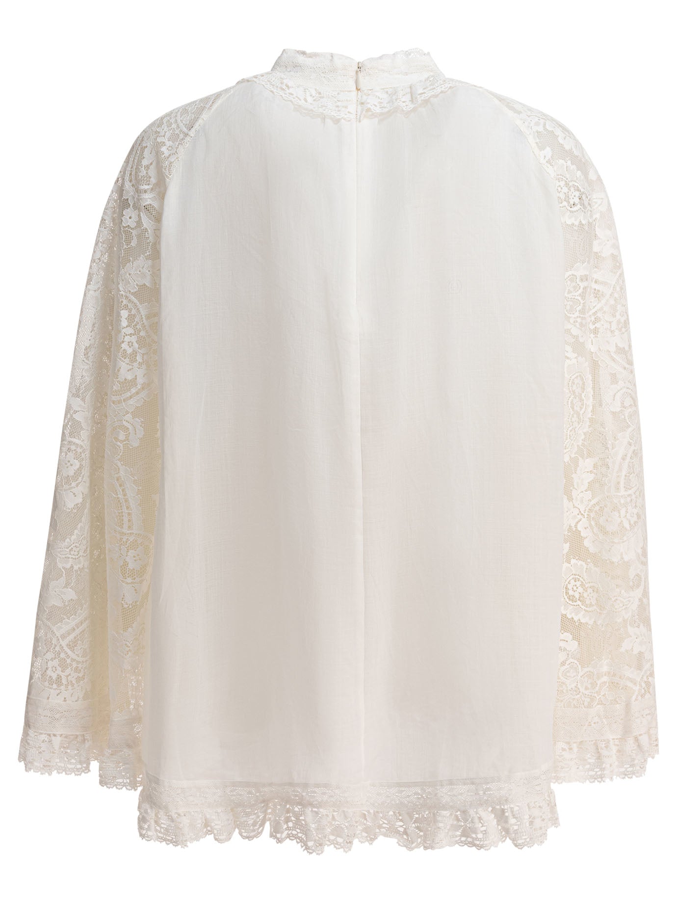 ZIMMERMANN Ascension Lace Detail Tunic - Women’s Fashion
