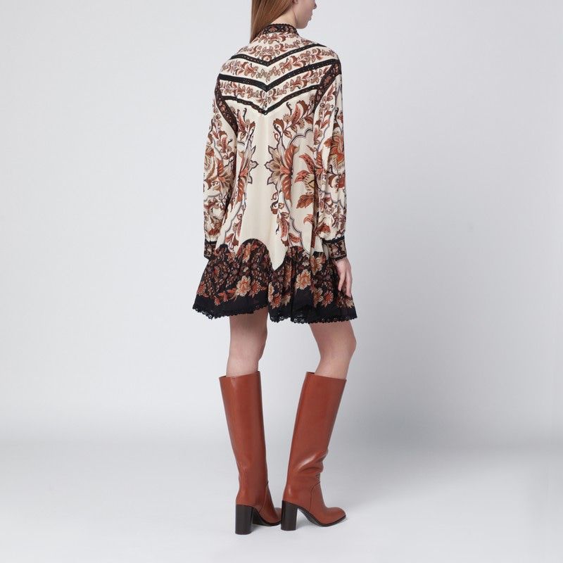 FARM RIO Majestic Garden Lace Mini Dress