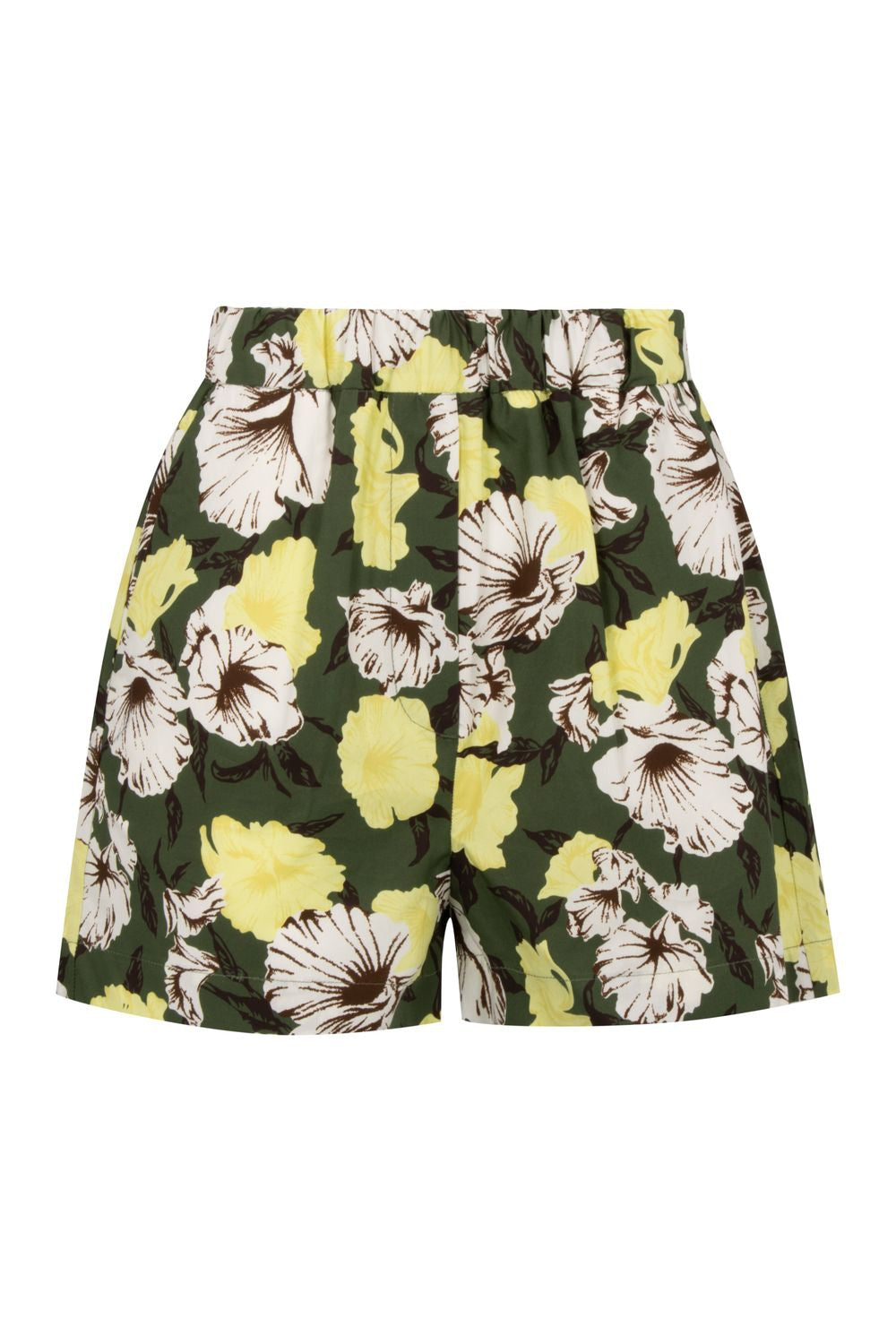 MSGM Floral Cotton Mini Shorts for Women