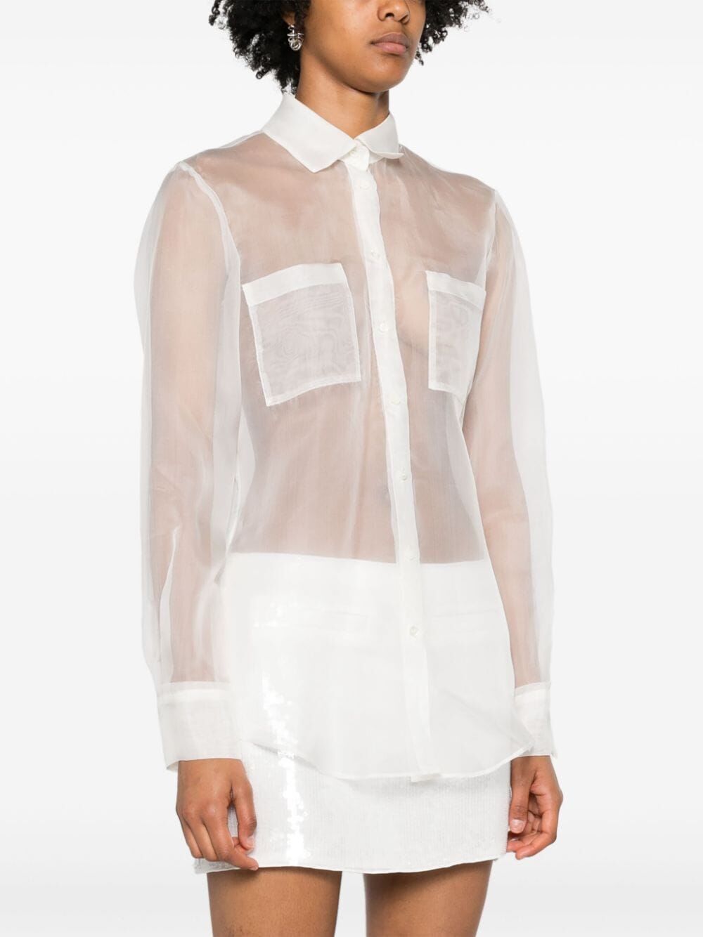 DRHOPE Textile Mini Shirt for Women