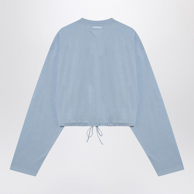 PRADA Oversized Sweater with Elastic Hem