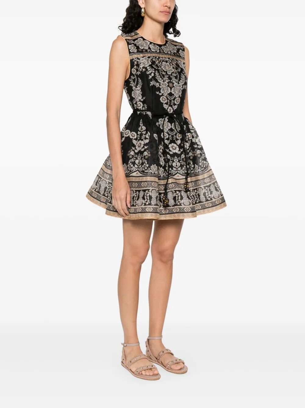 ZIMMERMANN Balance Peplum Mini Dress