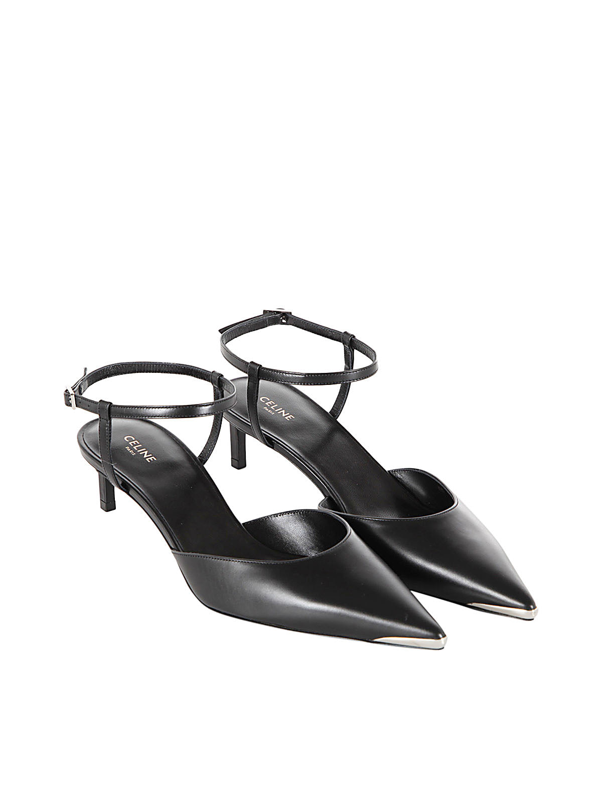 CELINE Metal Toe Pump 50 - Women's Elegant Leather Footwear
