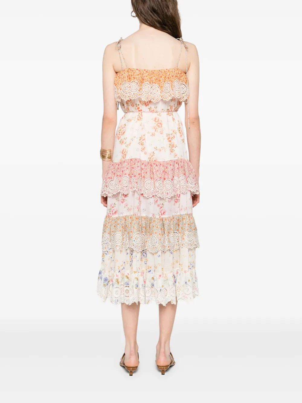 ZIMMERMANN Floral-Print Midi Dress