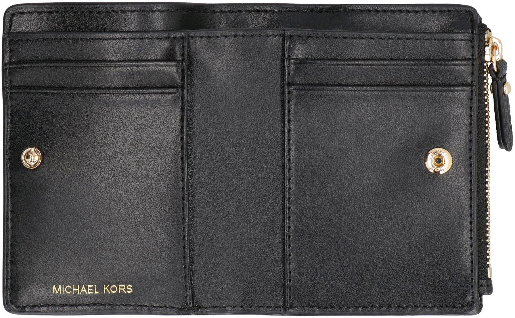 MICHAEL MICHAEL KORS Mini Snap Wallet with Zip Closure