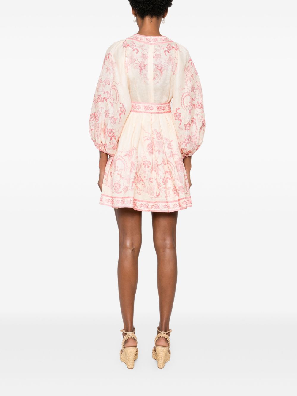 ZIMMERMANN Lucky Lowcut Mini Dress - Size 1