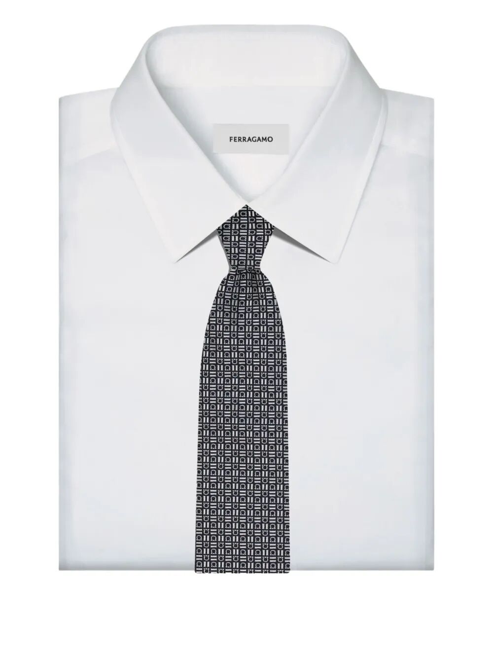 Ferragamo Silk Tie for Men - FW25 Collection