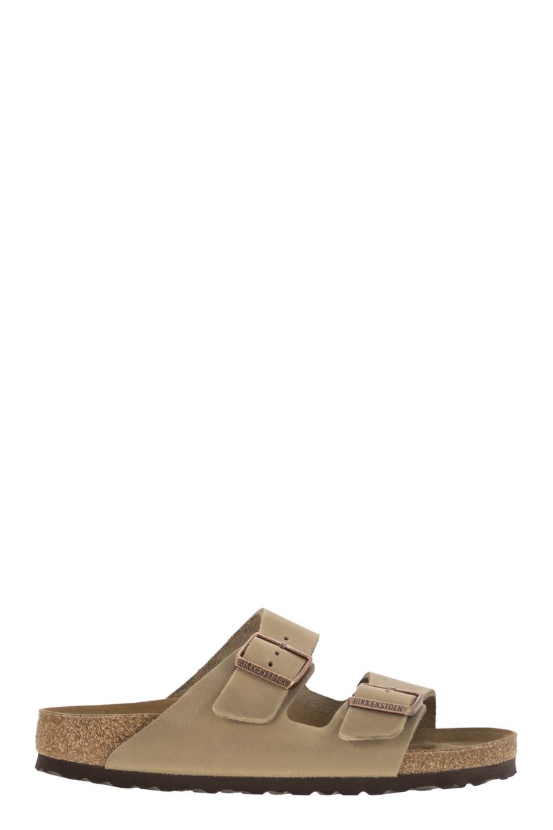 BIRKENSTOCK Leather Slide Sandal
