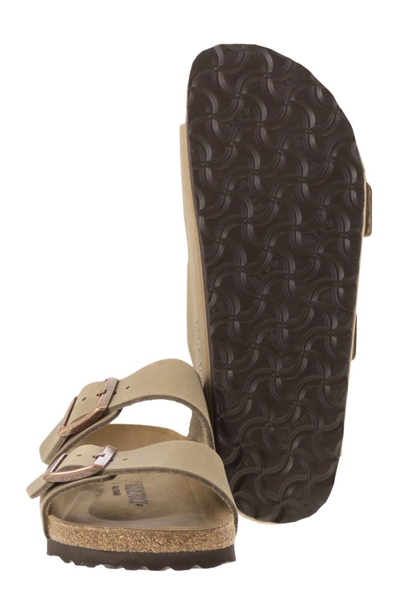 BIRKENSTOCK Leather Slide Sandal
