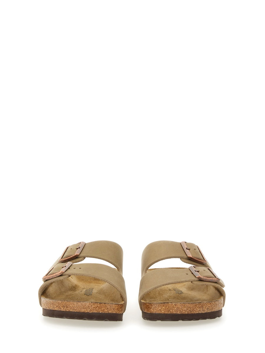 BIRKENSTOCK Oiled Leather Arizona Sandals for Men