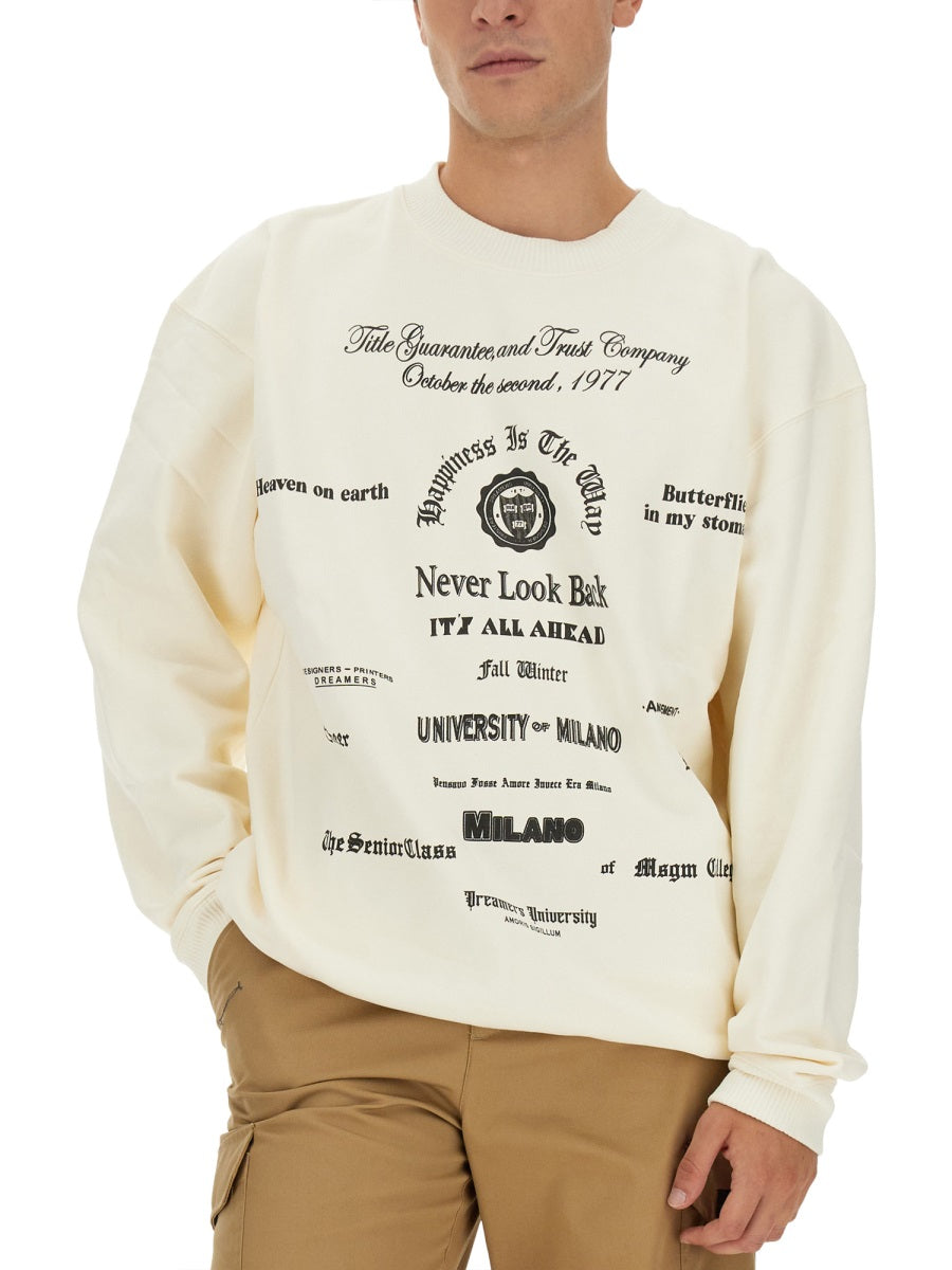 MSGM Logo Sweatshirt - Regular Fit, Size L