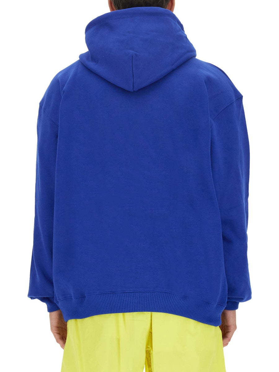 MSGM Regular Fit Logo Sweatshirt - Size L