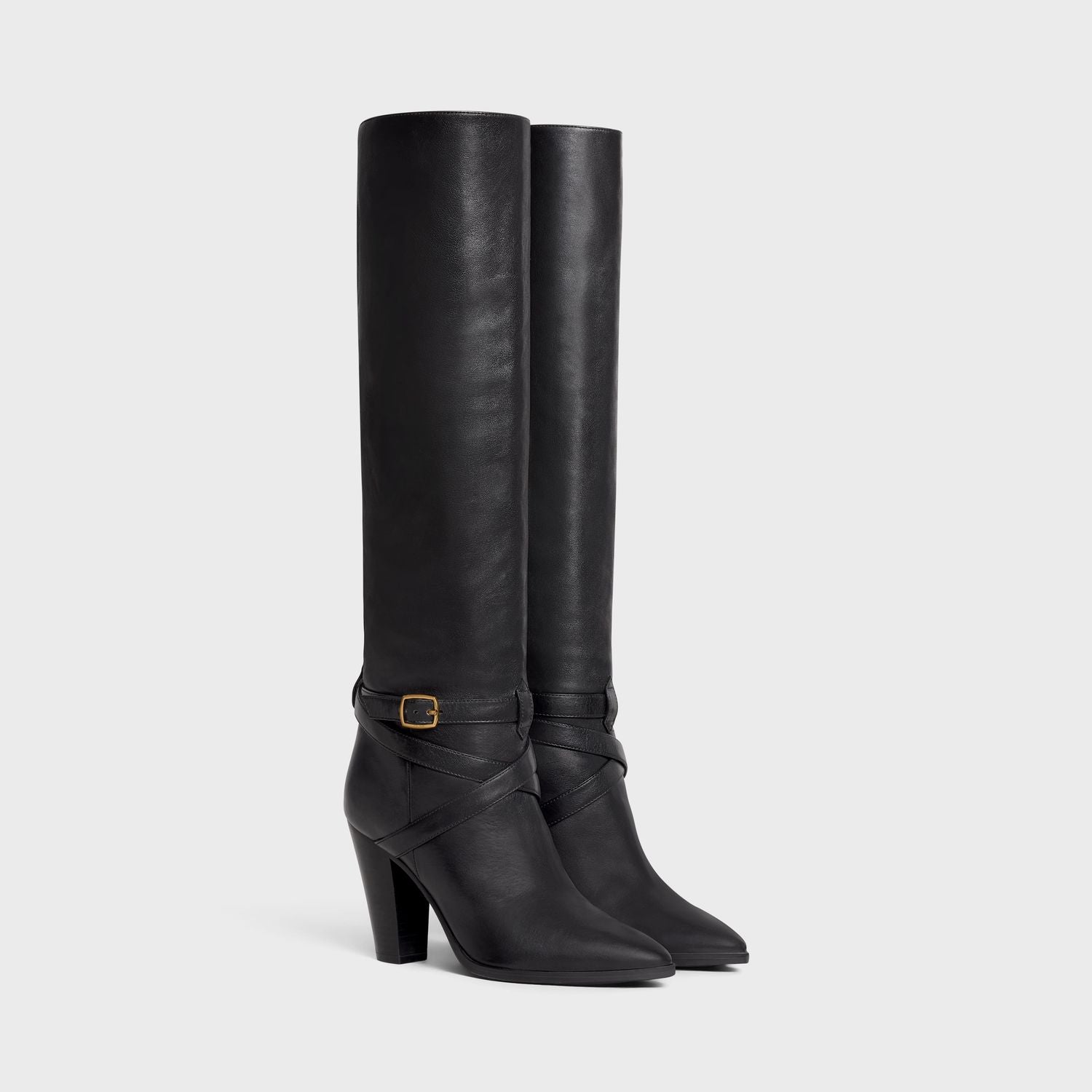 CELINE High Slouchy Buckle Boot