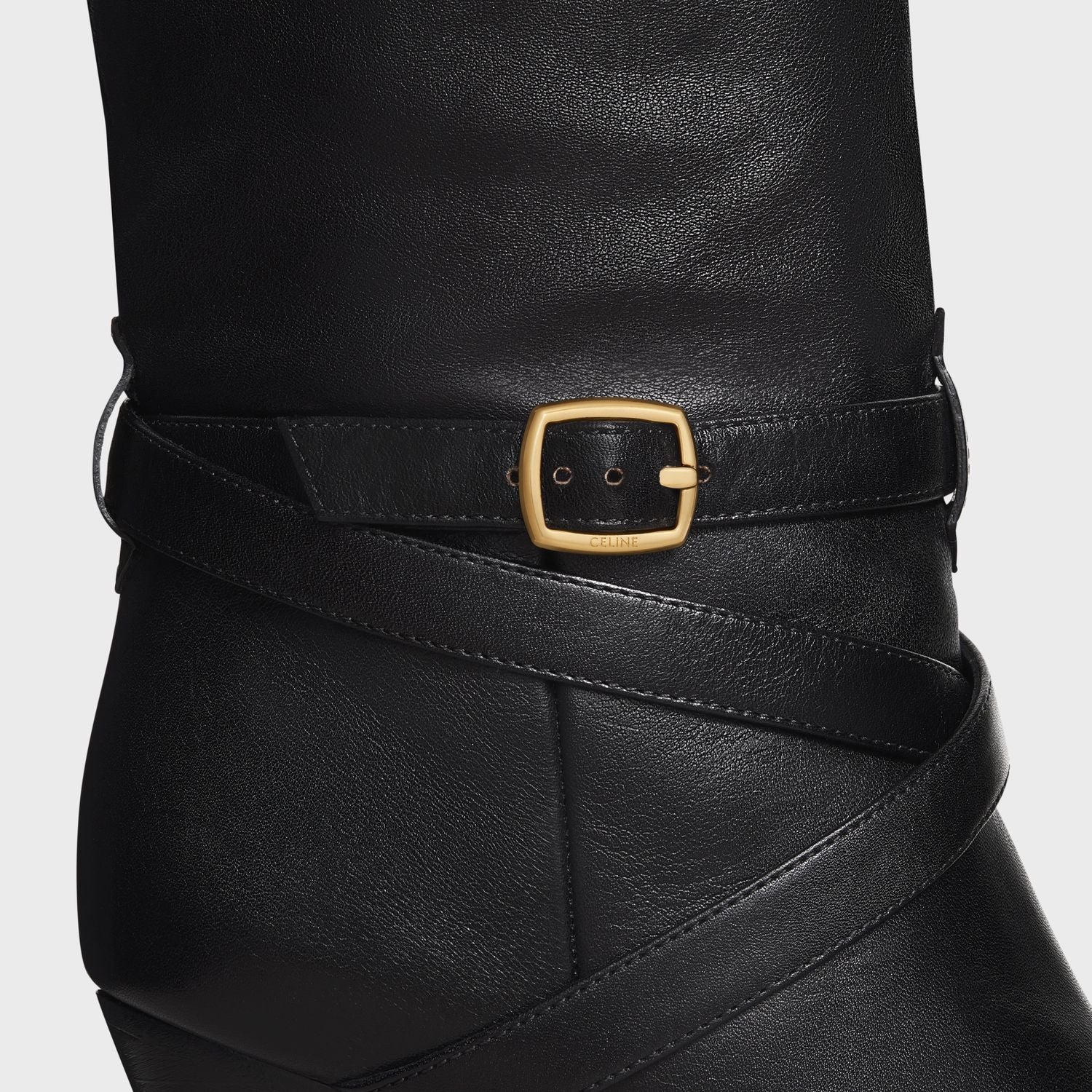 CELINE High Slouchy Buckle Boot