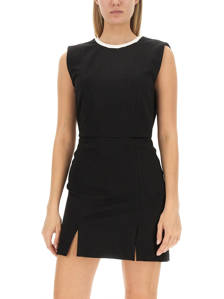 MSGM Sleek Mini Cut-Out Dress for Women - Slim Fit