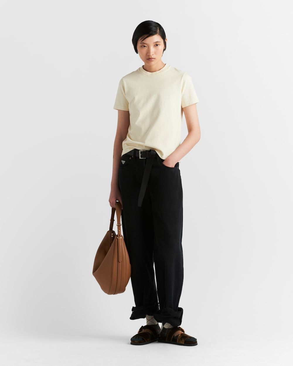 PRADA Cotton T-Shirt for Women - FW24 Edition