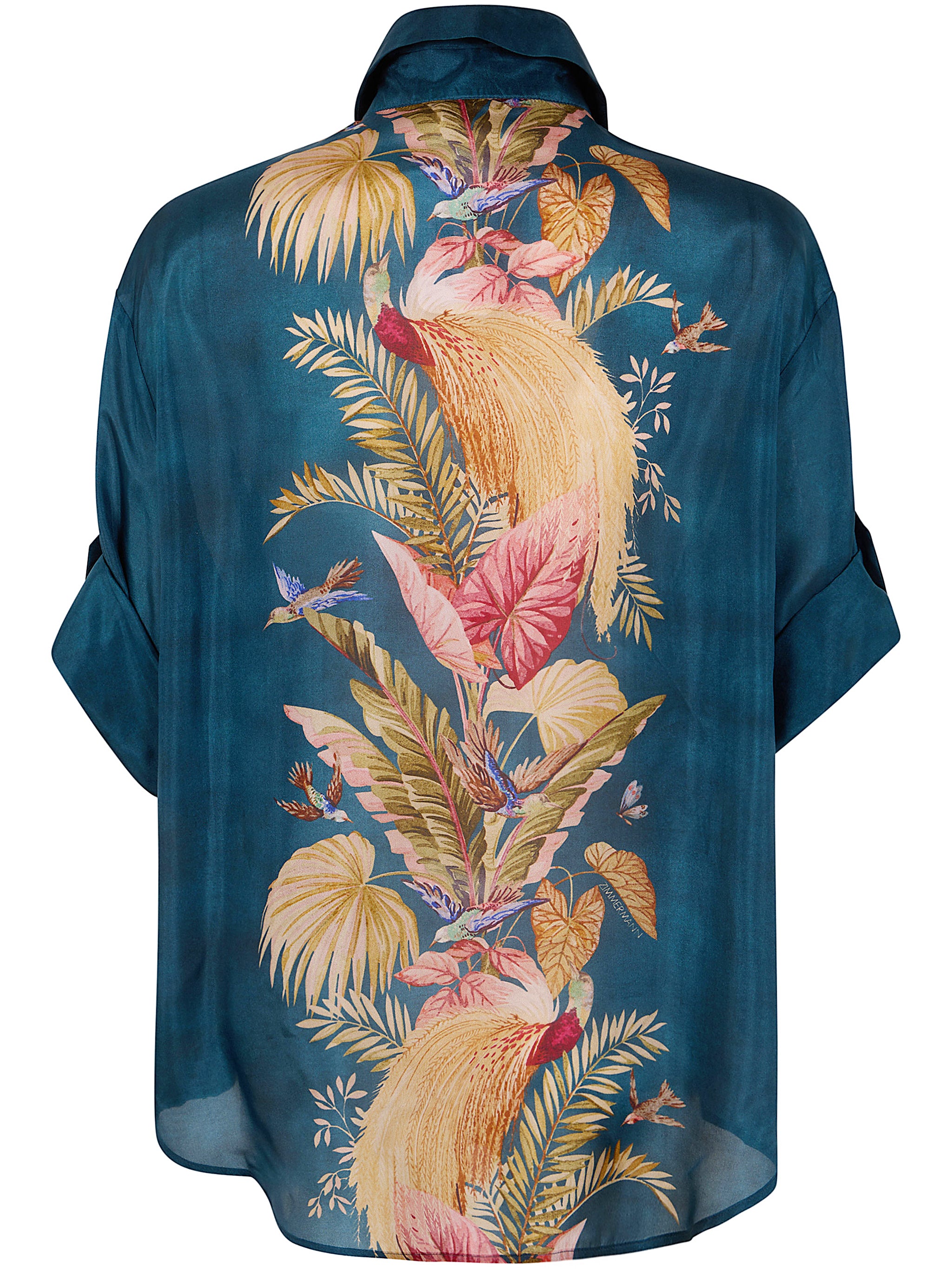 ZIMMERMANN Relaxed Mini Shirt