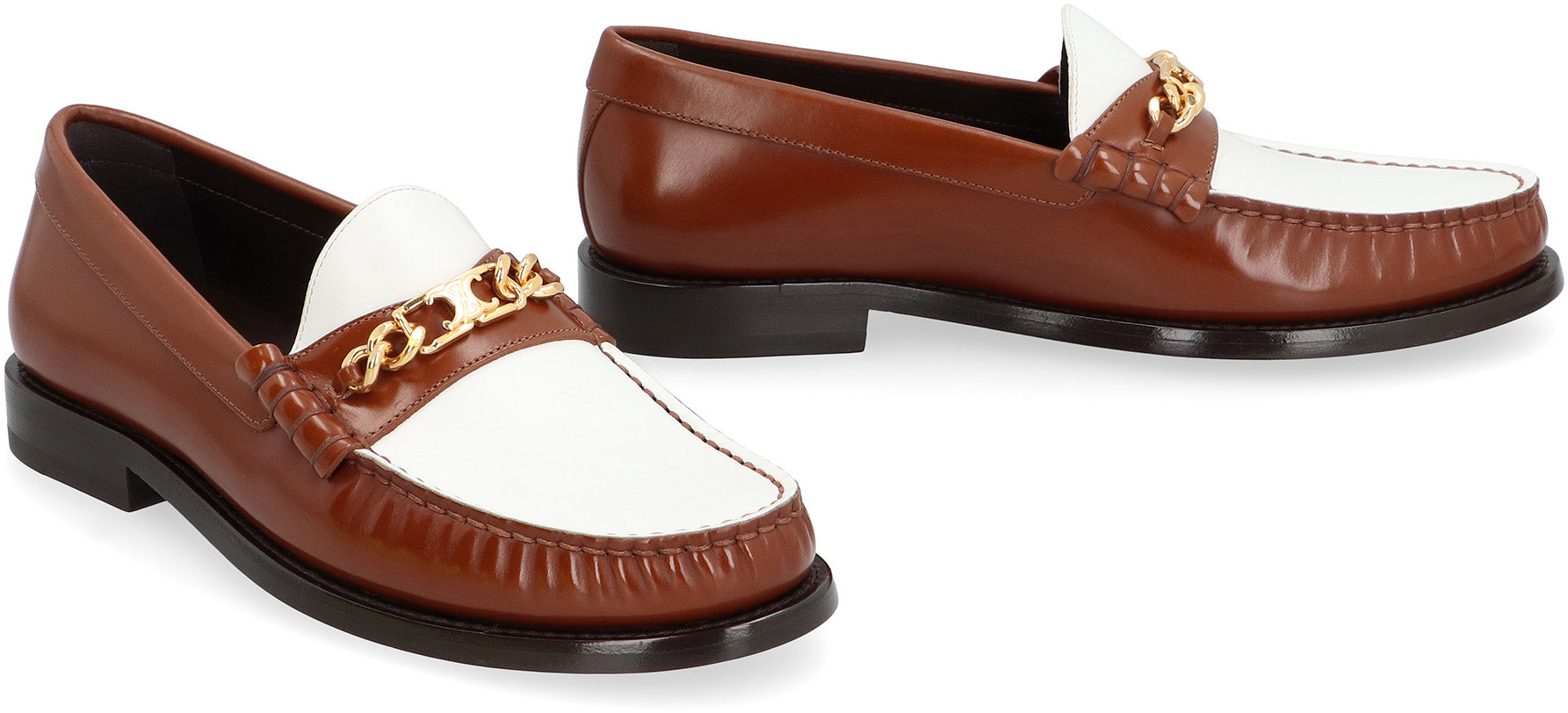 CELINE Refined Leather Loafers for Women
