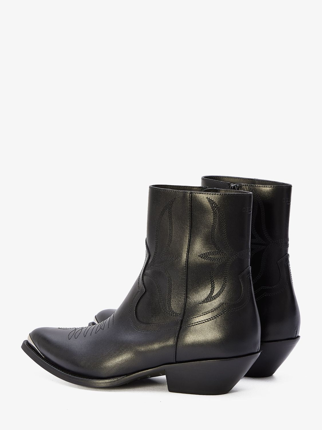 CELINE Pointy Toe Western-Style Boots for Men