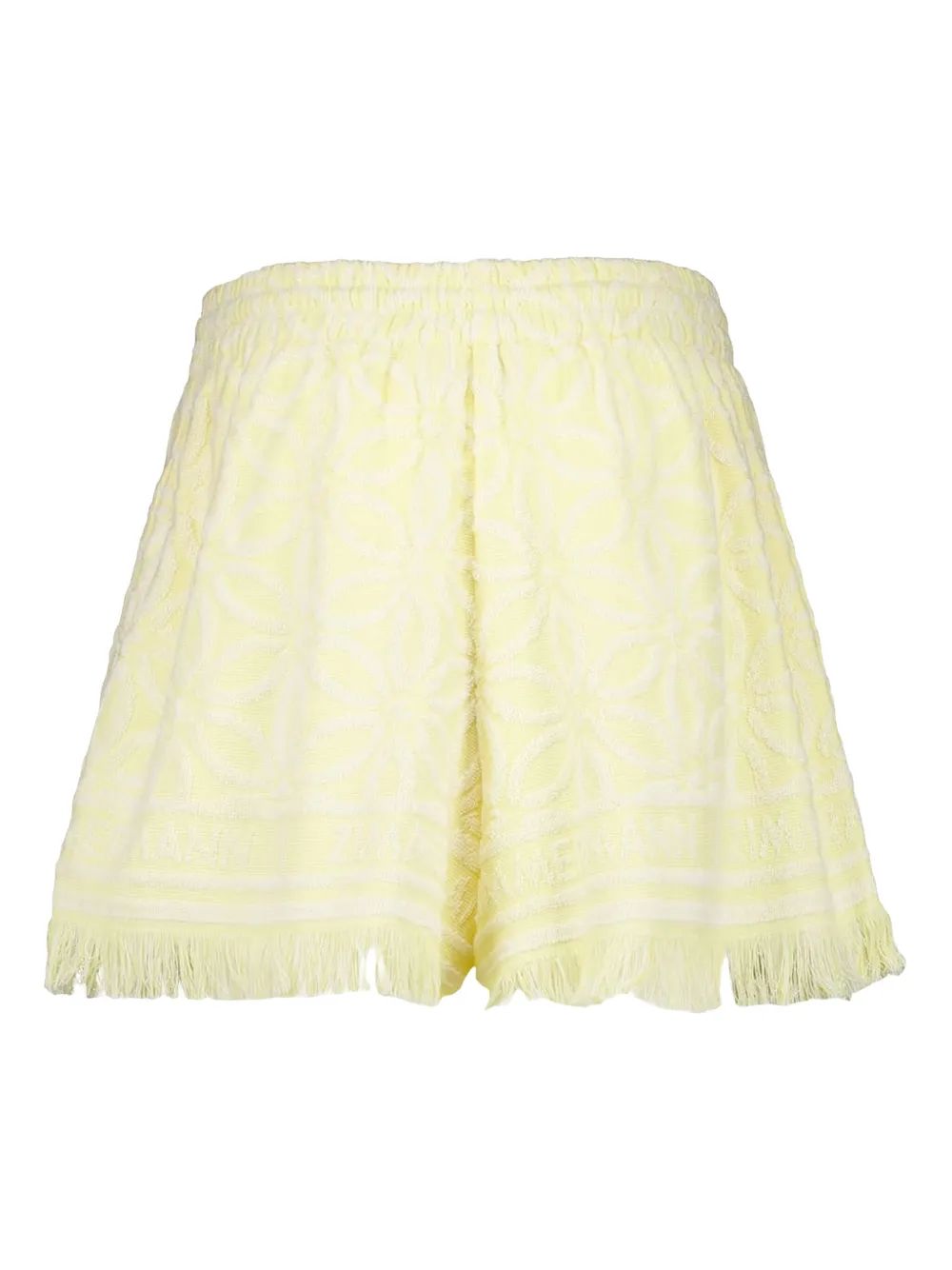 ZIMMERMANN Fringed Jacquard Mini Shorts