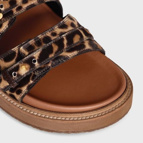 CELINE Triomphe Wedge Sandal 30