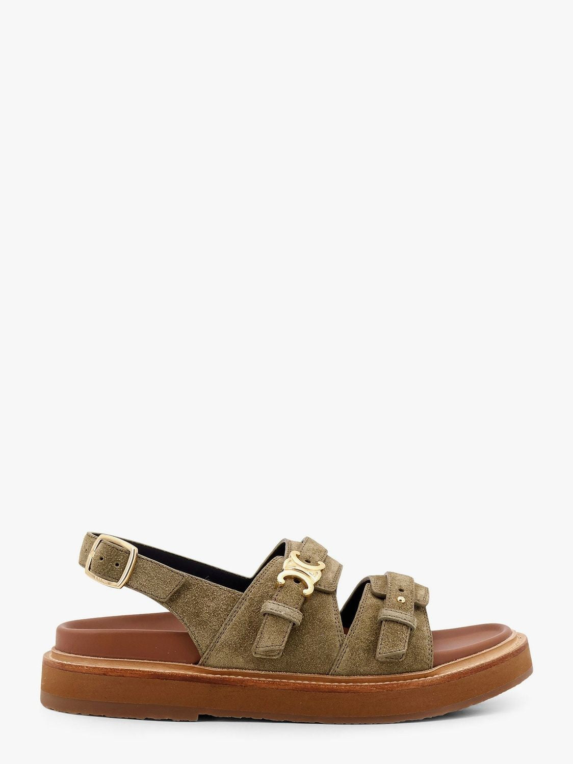CELINE Triomphe Wedge Sandal 30 for Women