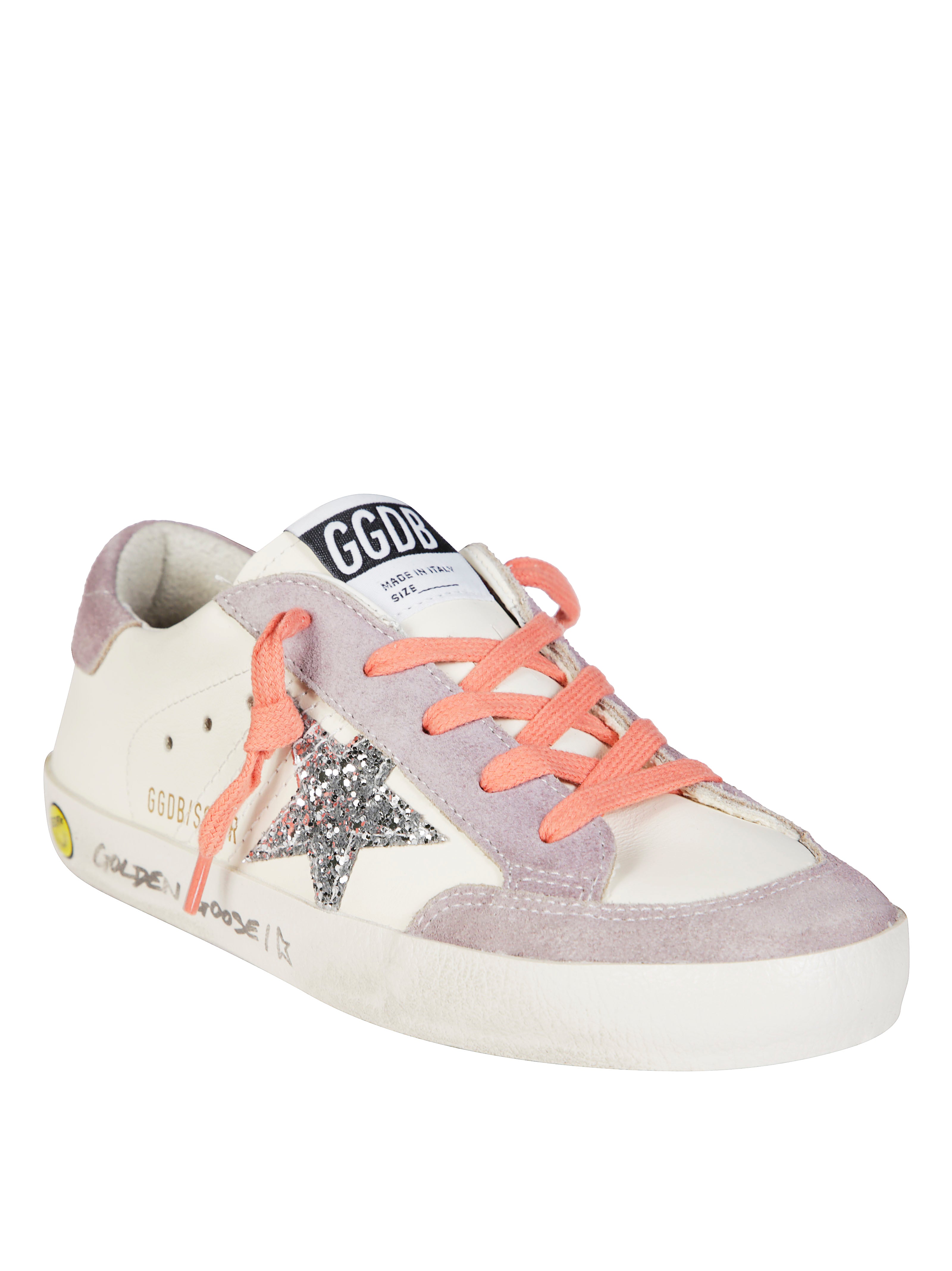 GOLDEN GOOSE Mini Glitter Star Sneakers
