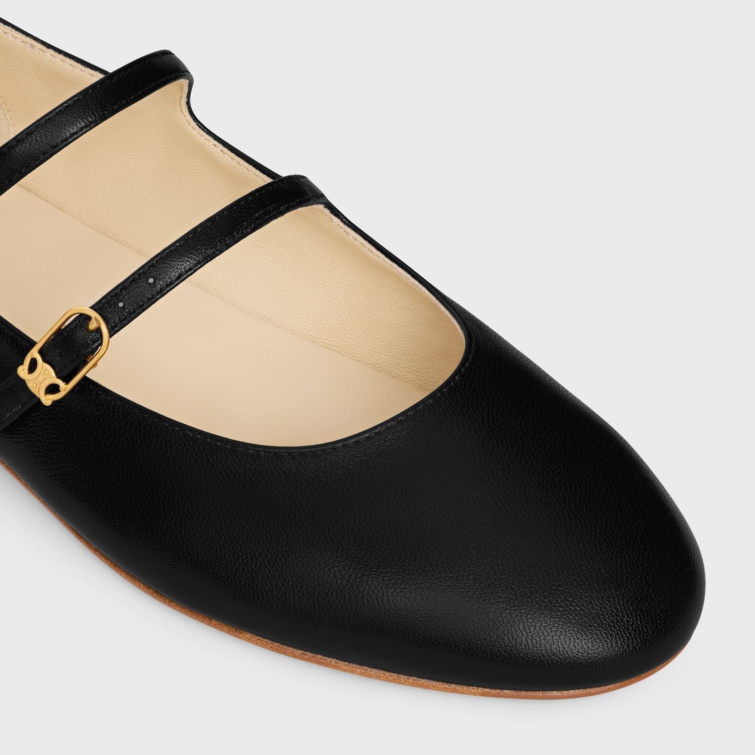 CELINE Double Strap Ballerina Flats - Size 38NO