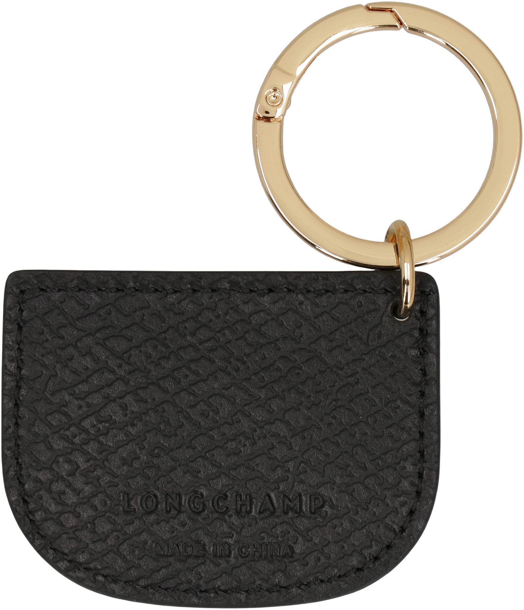 LONGCHAMP Mini Elegant Leather Keychain - 9.5x7 cm