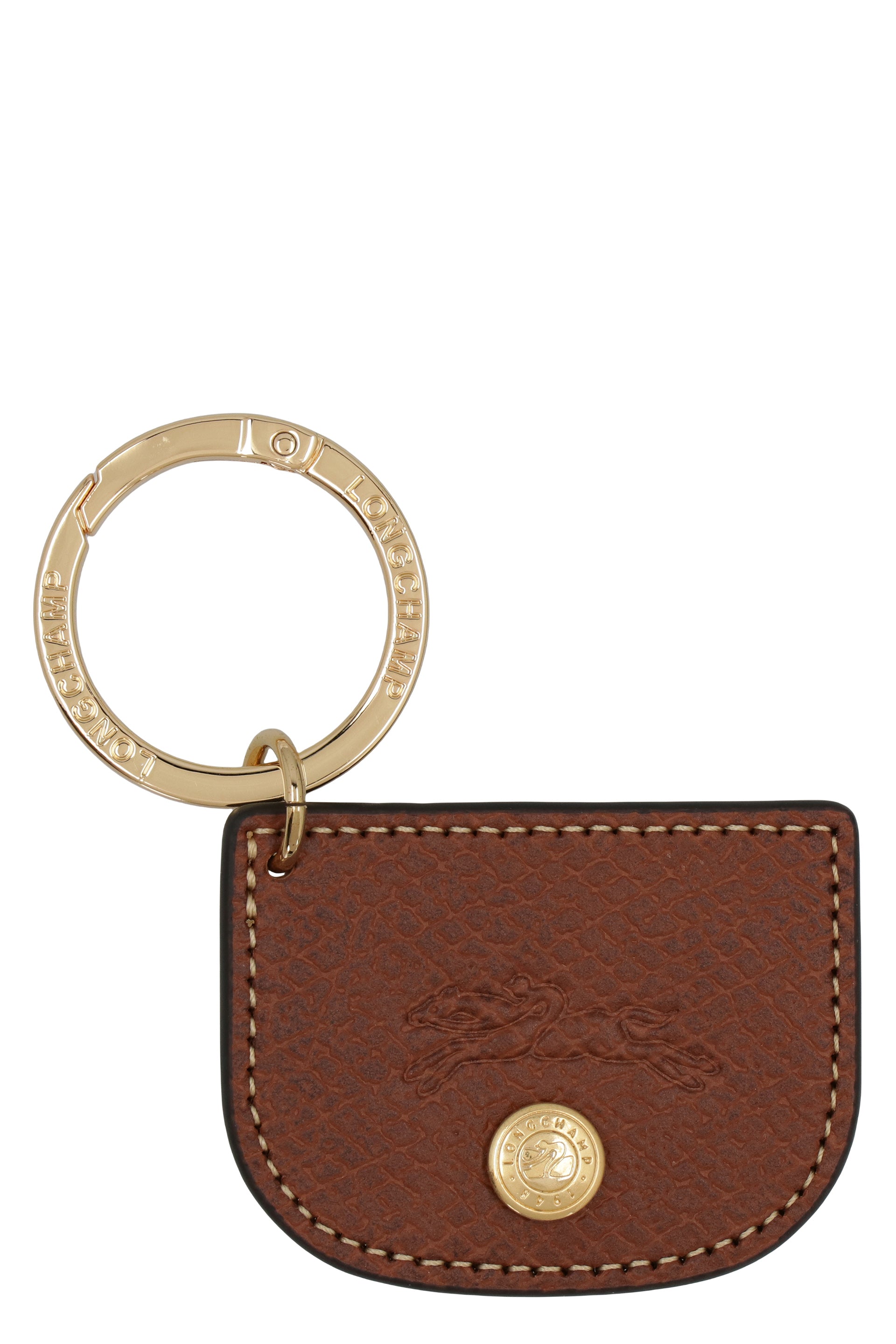 LONGCHAMP Mini Leather Keychain - Elegant and Functional